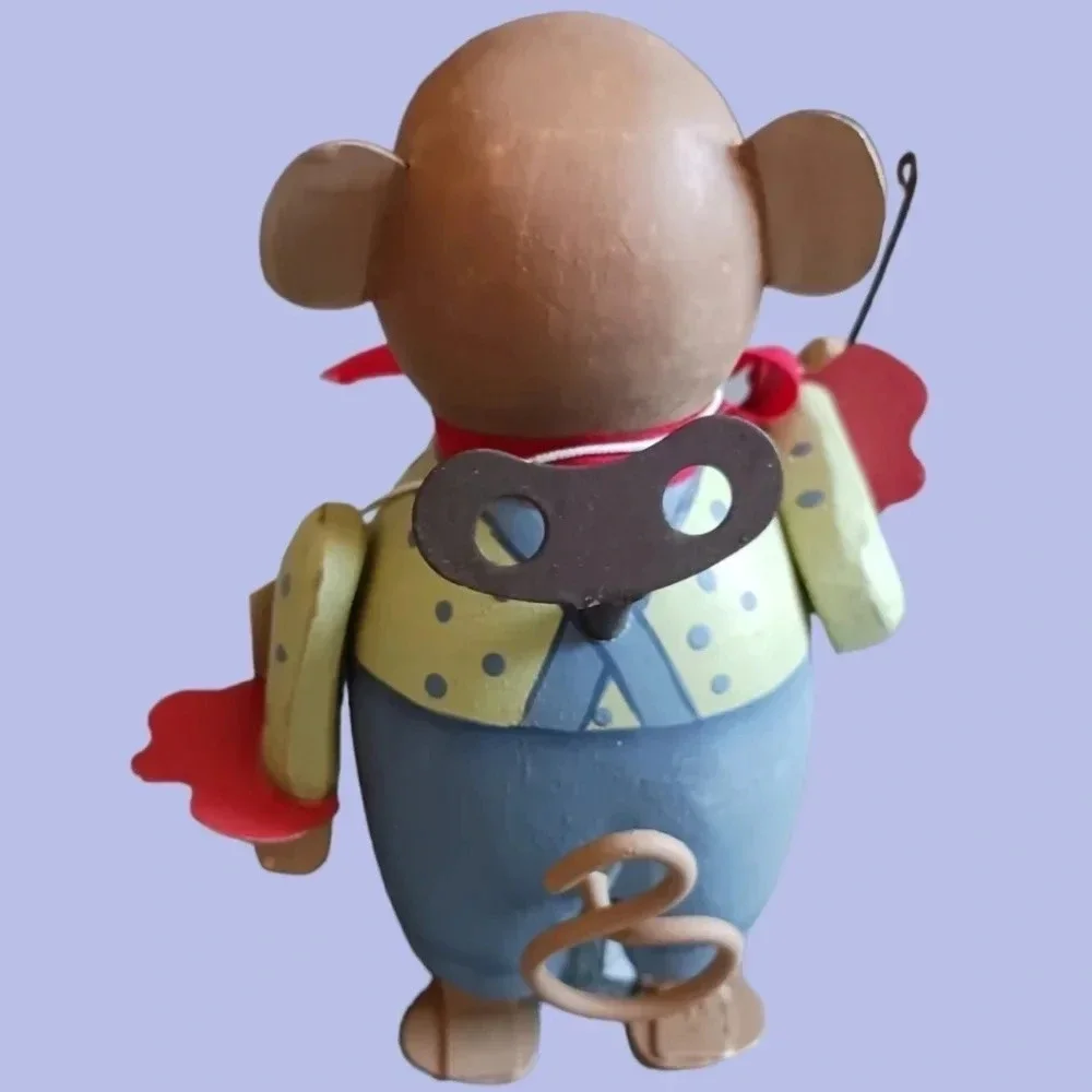 Tender heart toy monkey yellow,blue and red color